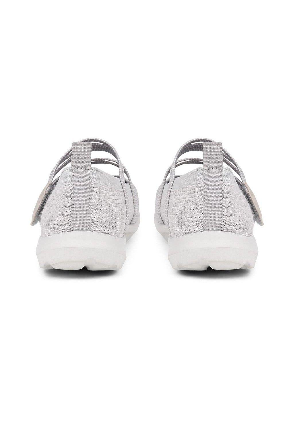 Pavers Pavers Women's Casual Trainer Pumps in Grey - 3