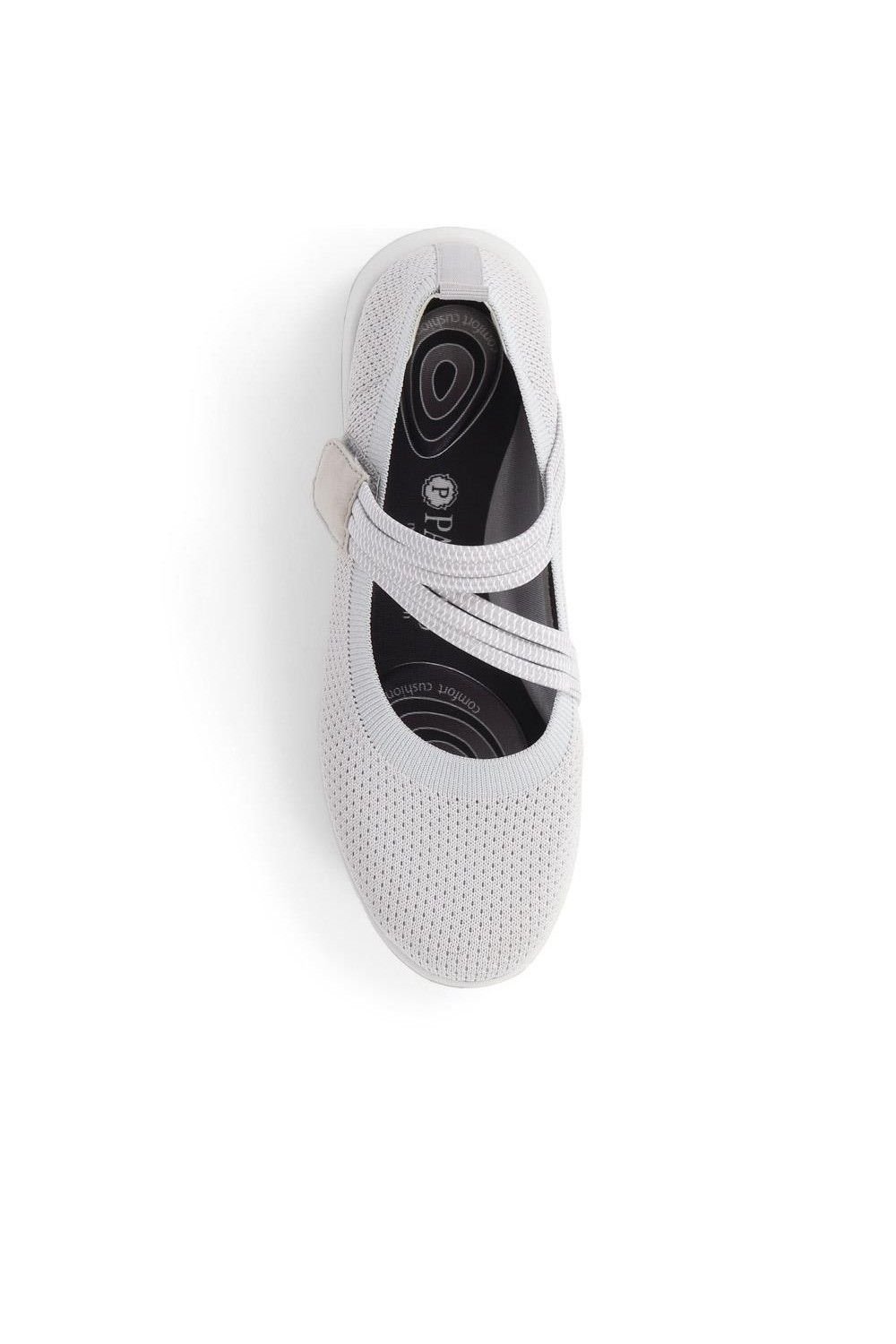 Pavers Pavers Women's Casual Trainer Pumps in Grey - 4