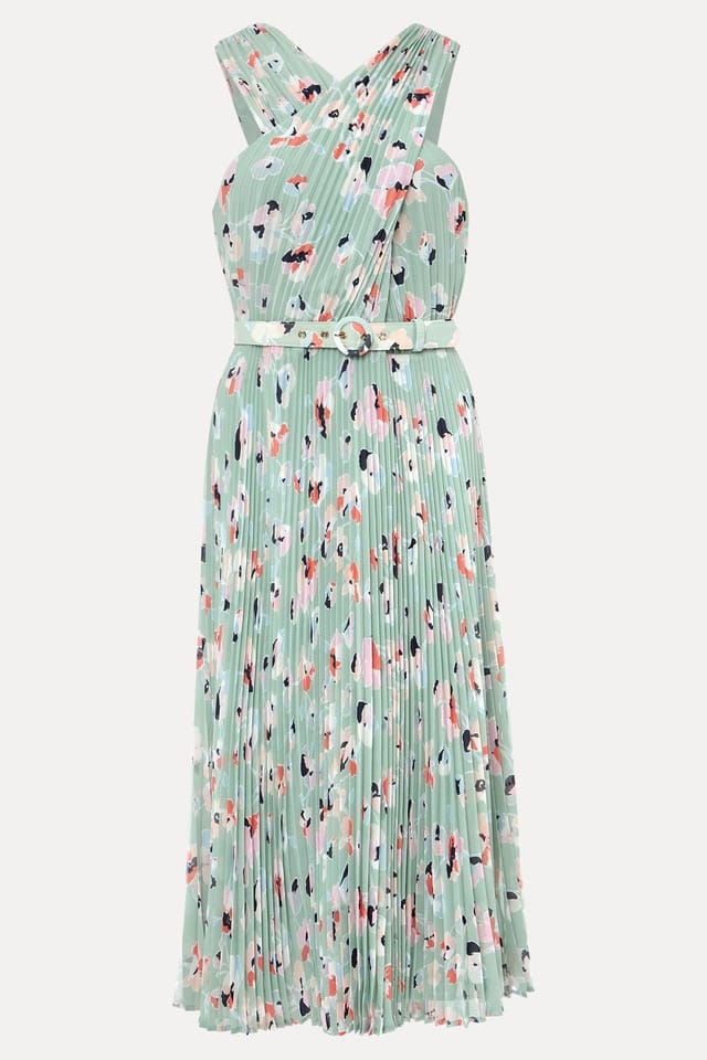 Phase Eight Phase Eight Women's Portia Print Midi Dress in Mint - 2