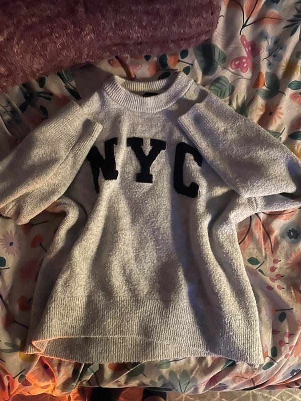 New Look Grey NYC Oversized Sweater