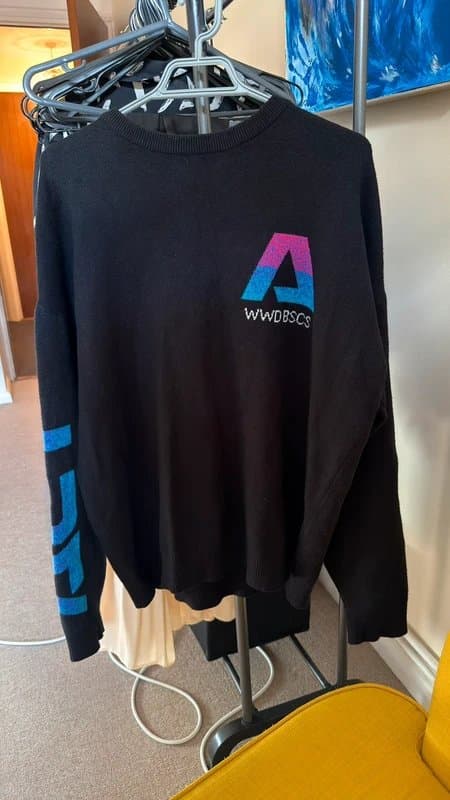 Bershka Bershka Graphic Knit Sweater – Size XL