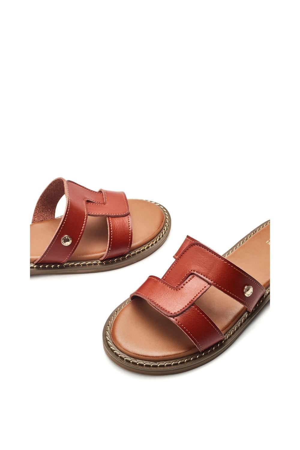 Moda In Pelle Moda In Pelle Women's 'Lupin' Porvair Sandals in Tan - 4