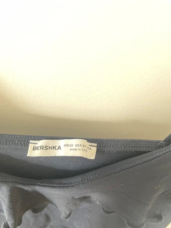 Bershka Navy bershka strapping top