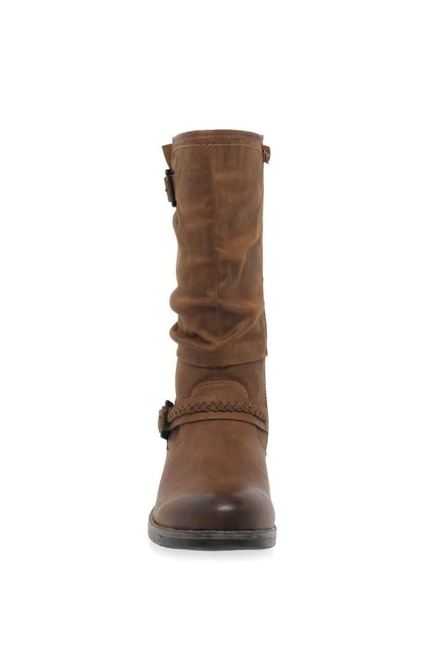 Rieker Rieker Women's 'Estella' Calf Length Slouch Boots in Tan - 3