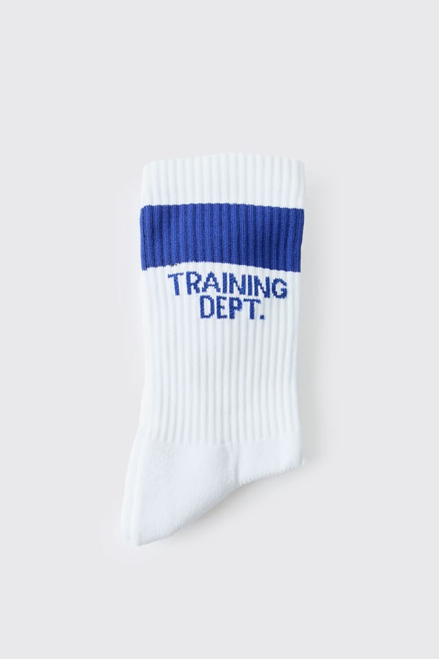 Training Dept. Training Dept. Men's Training Dept Cushioned Crew Socks in White - 2