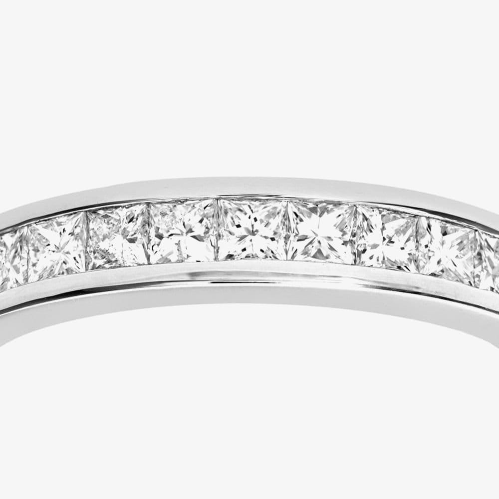 T.H.Baker T.H.Baker Women's 9ct White Gold Pink Sapphire Diamond Pear Clustert Ring in Silver - 4