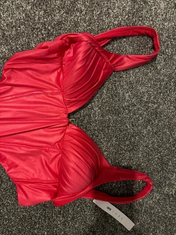 ASOS ASOS  Size 10 Corset Style Pink Top