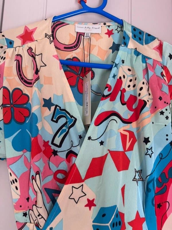 Never Fully Dressed Never fully dressed ‘lucky’ print dress