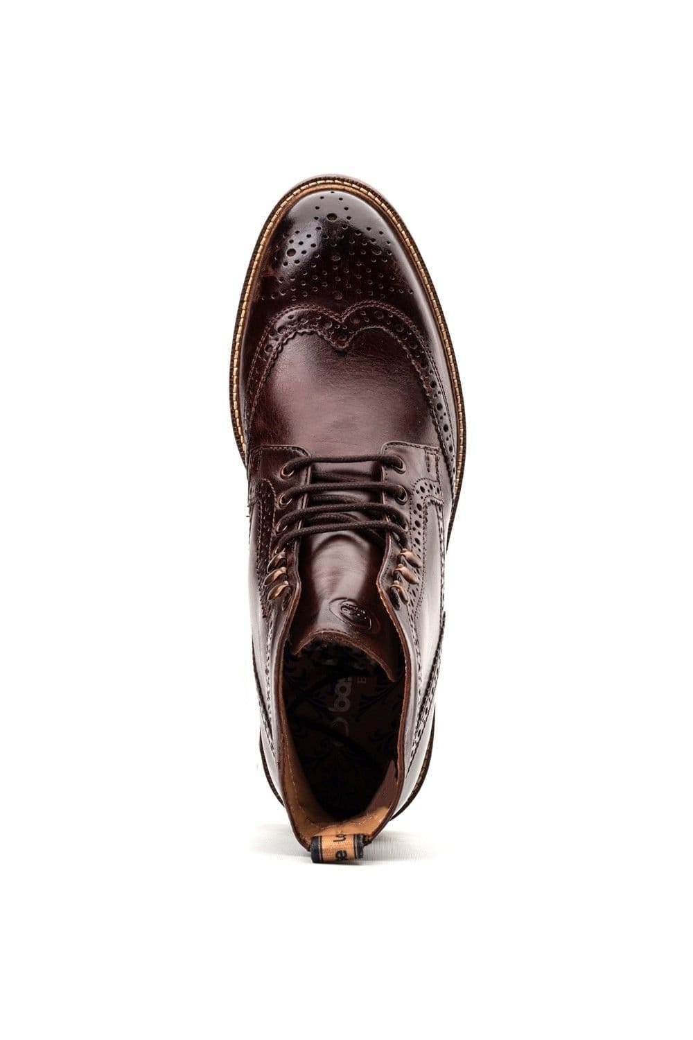 Base London Base London Men's Bristol Brogue Boot in Brown - 4