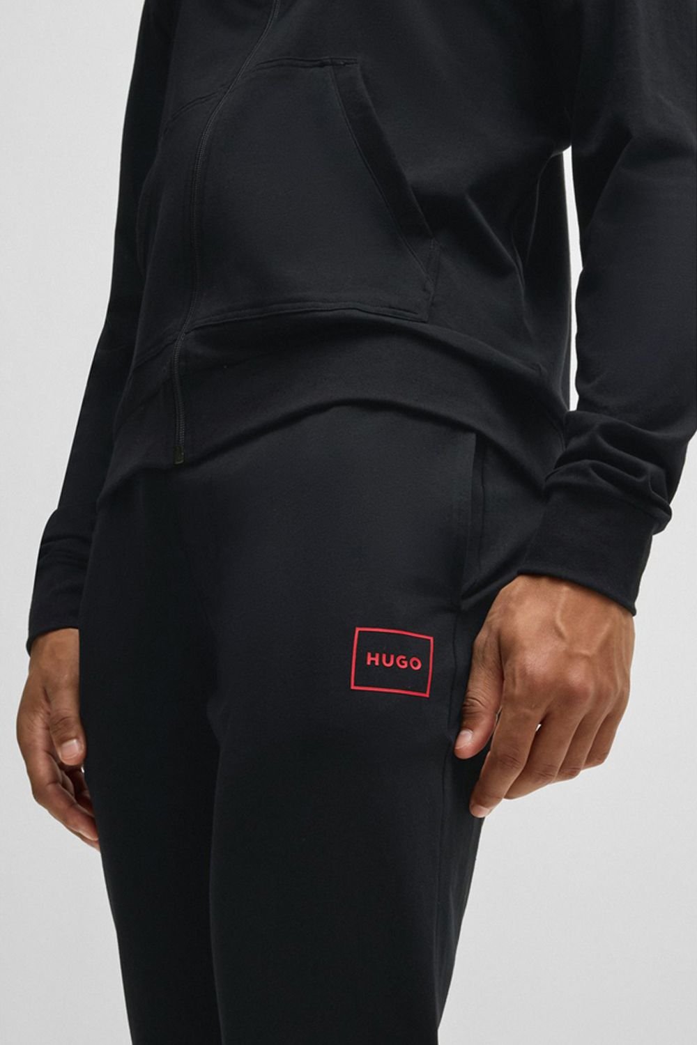 HUGO Hugo Men's Laze Box Logo Joggers Black - 4