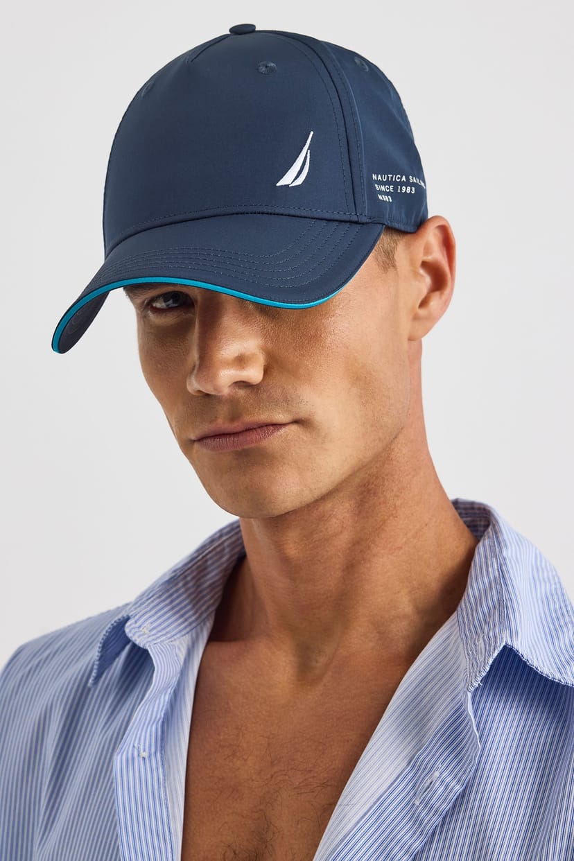 Nautica Nautica Men's Busby Snapback Cap in Dark Navy - 1