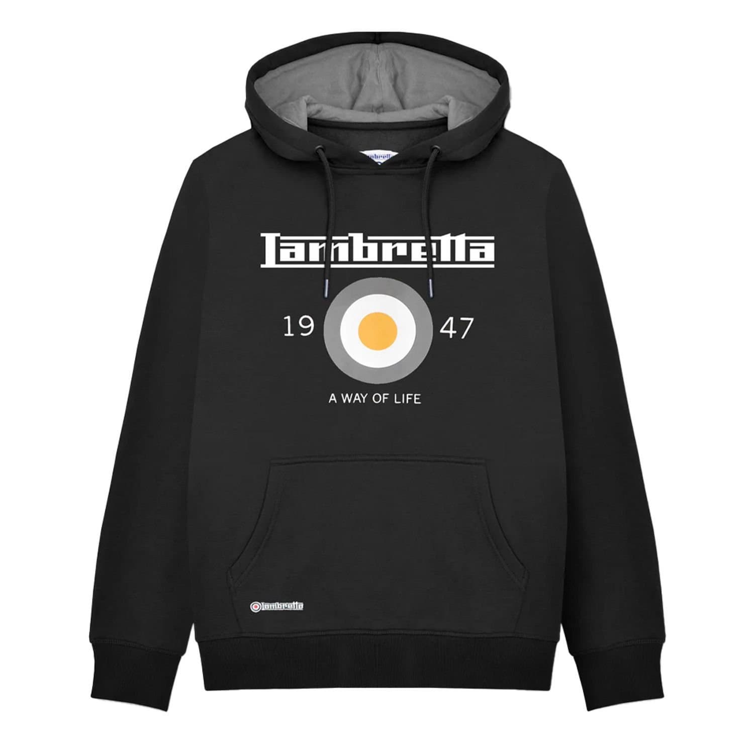 Lambretta Lambretta Men's AW24 Target Hoodie in Black