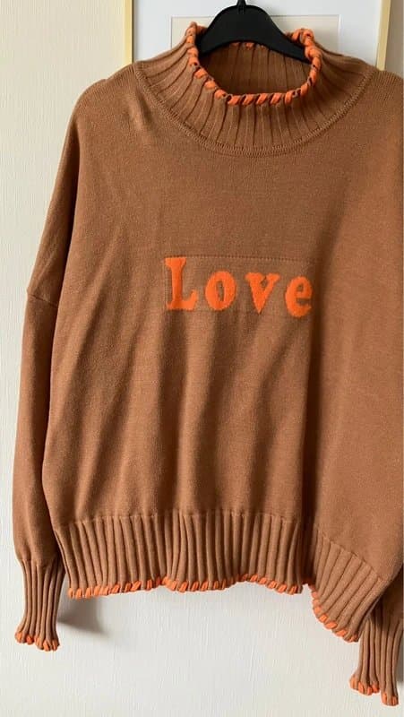 Never Fully Dressed Lovely pale brown jumper
