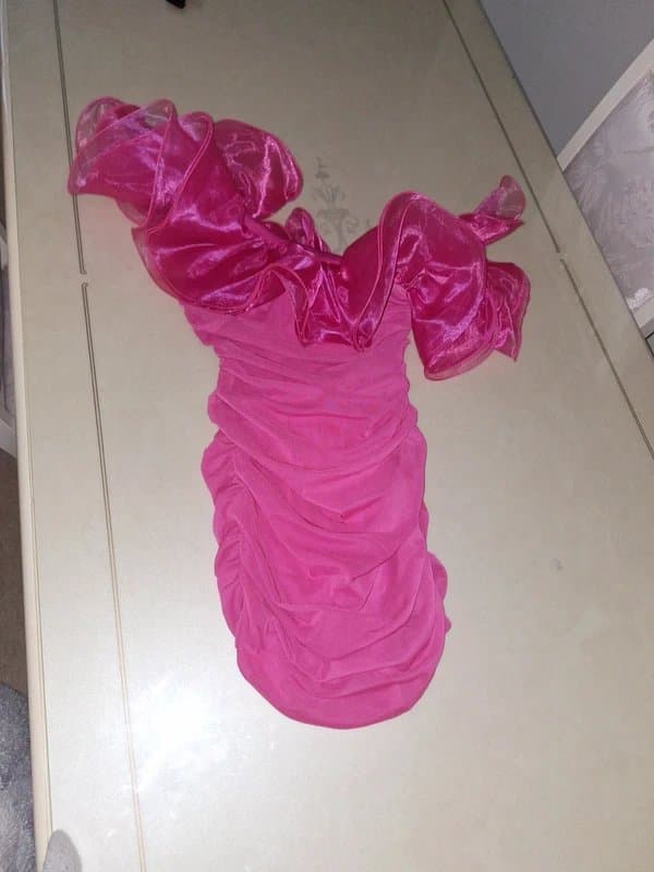 ASOS Asos luxe size 10 pink mini dress