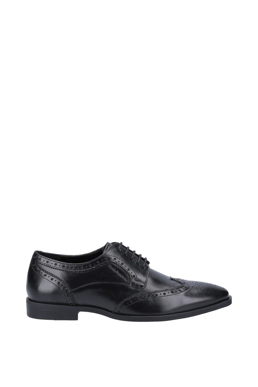 Hush Puppies Hush Puppies Men's 'Elliot Brogue' Full Grain Leather Lace Shoes in Black - 4