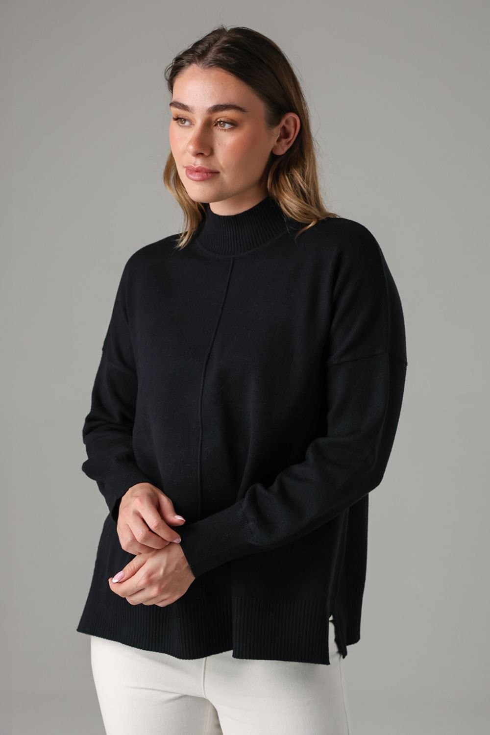 French Connection French Connection Black High Neck Jumper