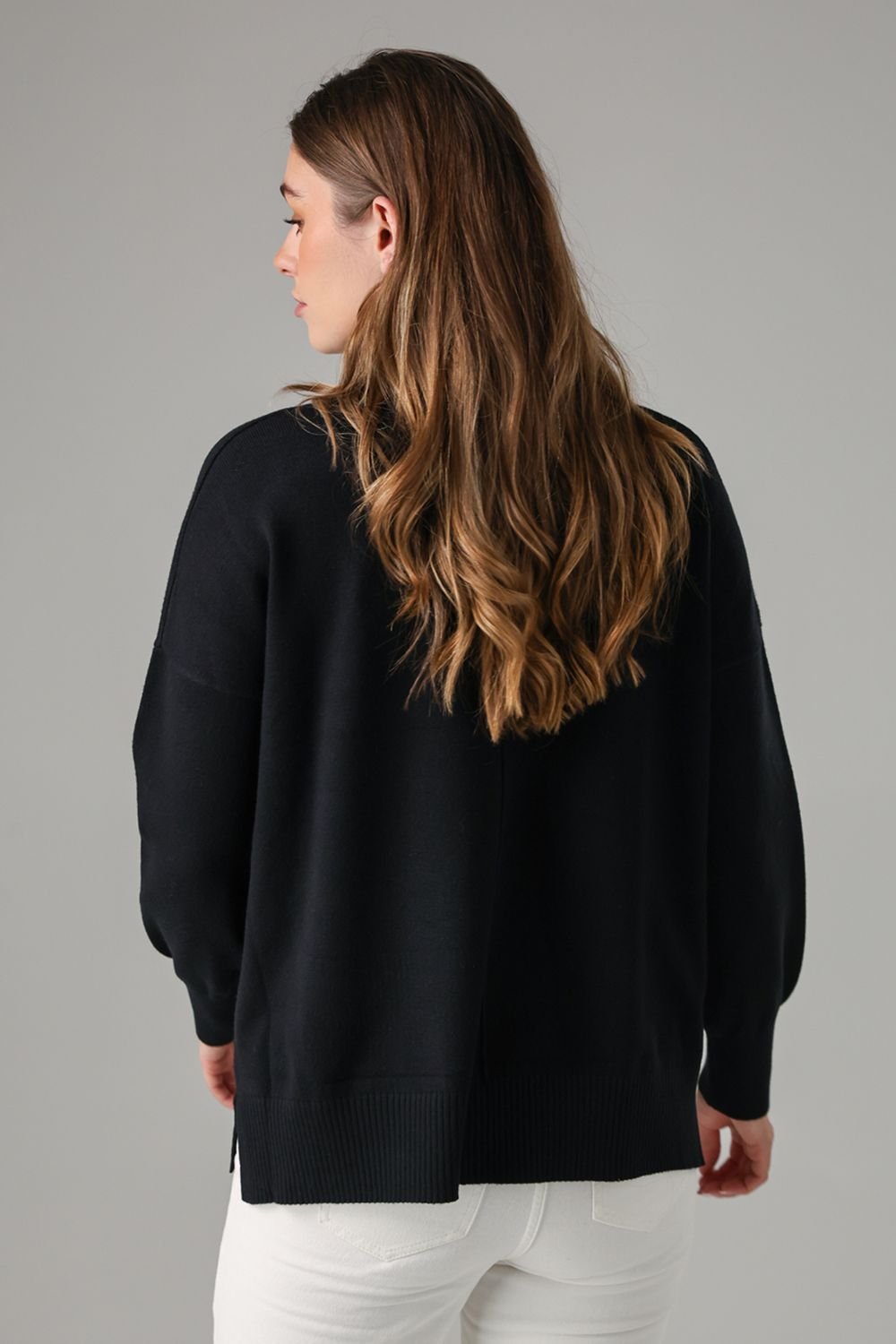 French Connection French Connection Women's High Neck Cosy Long Sleeve Jumper in Black - 2