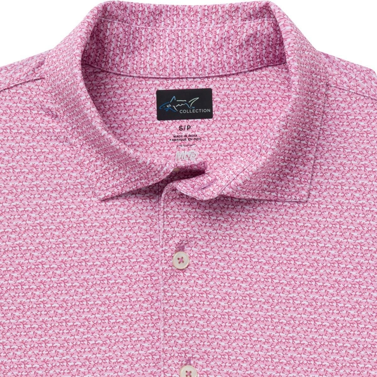 Greg Norman Greg Norman Men's Coastal Coral Golf Polo Shirt - 3
