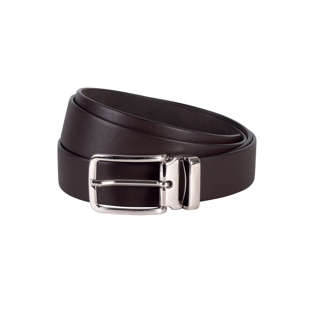 K-UP K-UP Men's Classic Leather Belt in Dark Brown - 1
