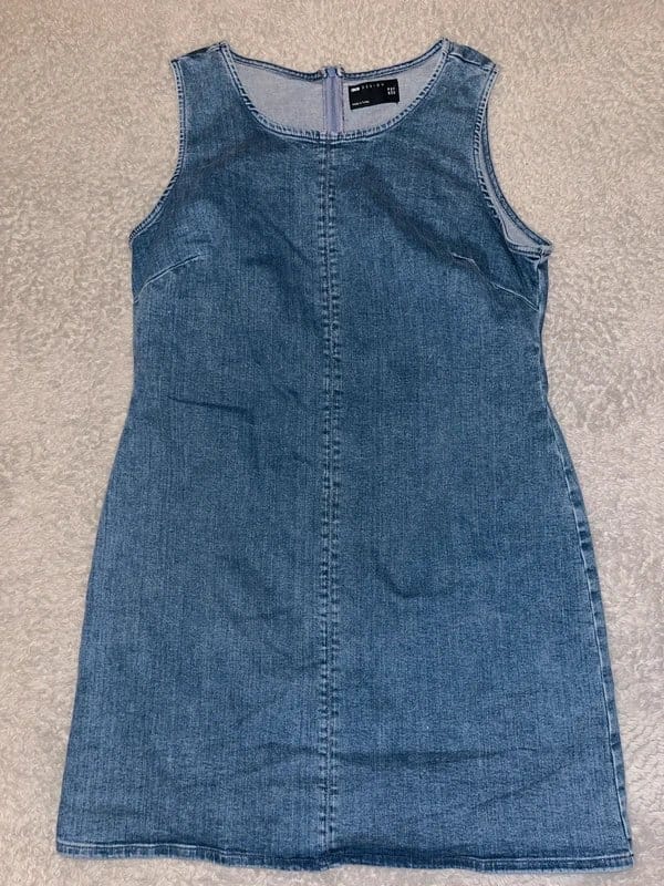 ASOS Blue Stretch Denim Mini Dress
