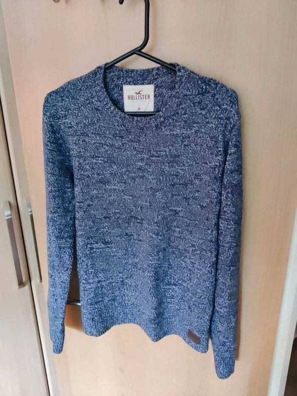 Hollister Dark blue/navy knitted Hollister crew neck jumper - 1