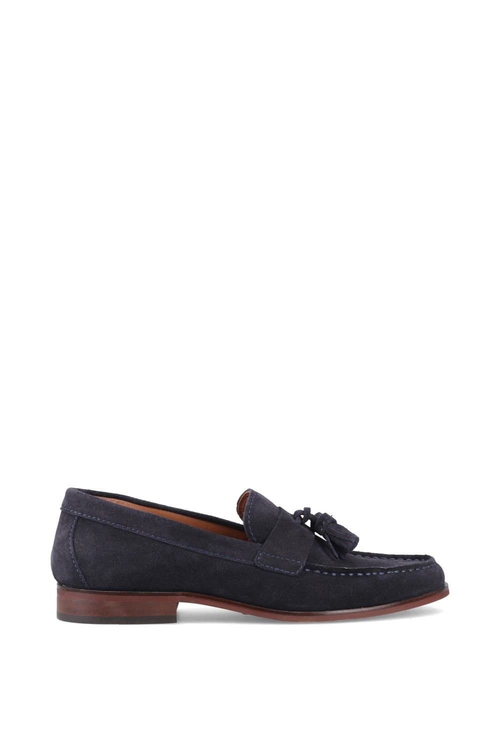 Base London Base London Men's Flint Tassle Loafer in Navy