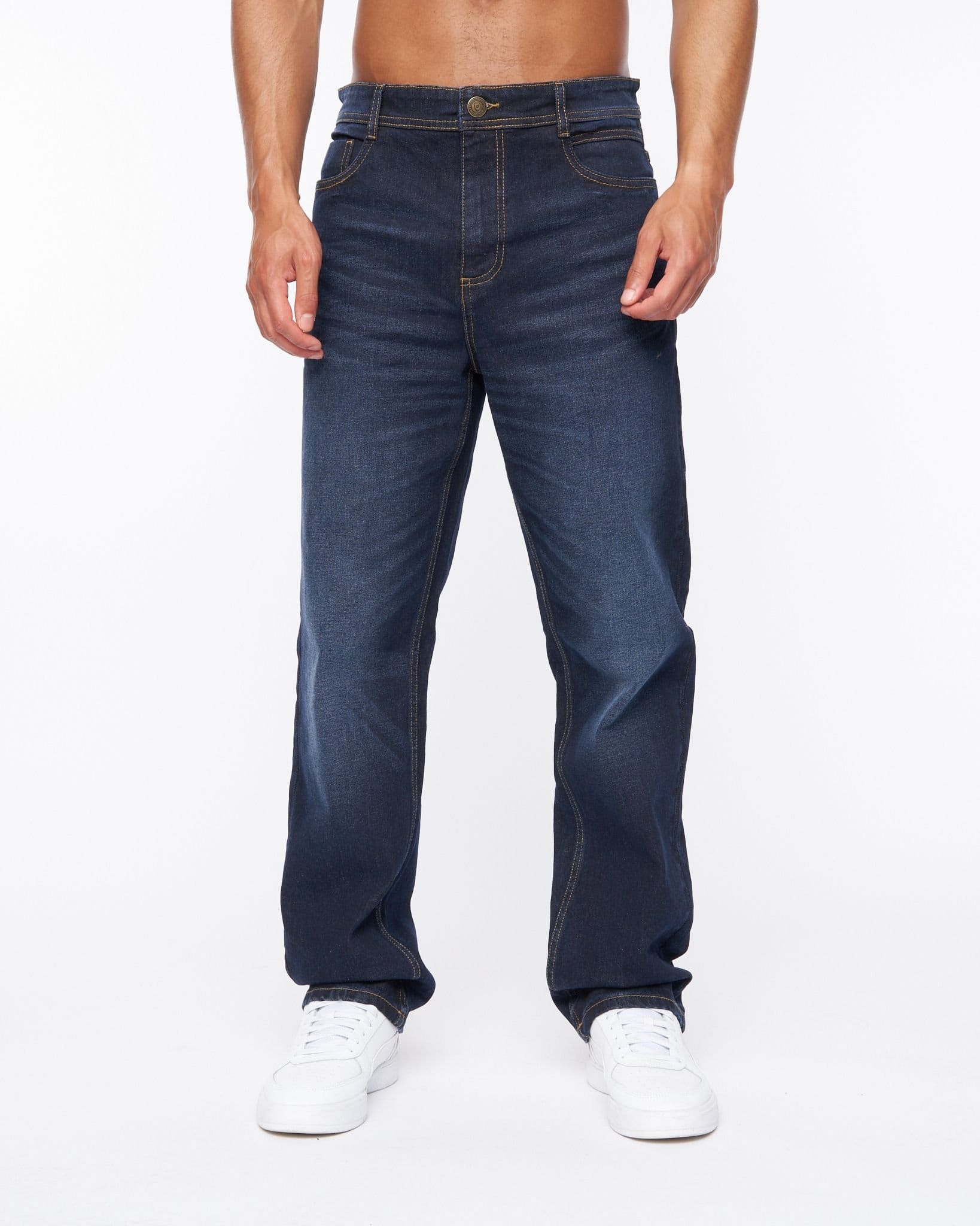 Duck&Cover Dark Navy Men's Modern Slim-Fit Jeans