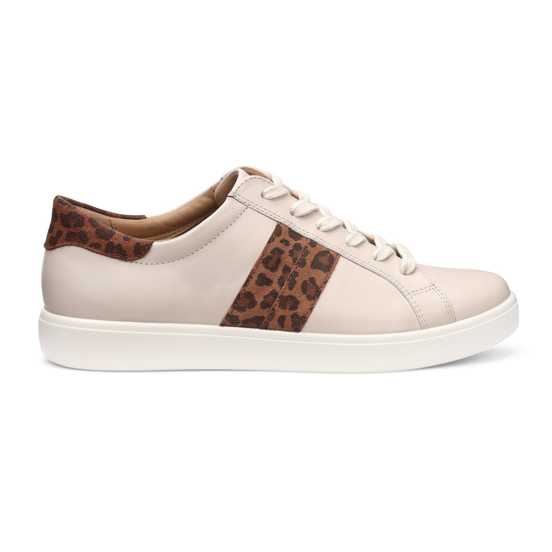 Hotter Hotter Women's Wide Fit 'Switched' Smart Trainer in Light Sand