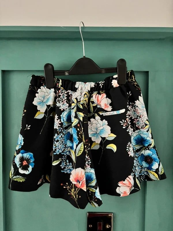 Bershka Floral Multi Colour Summer Shorts