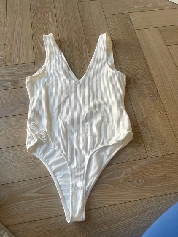 Bershka White body suit