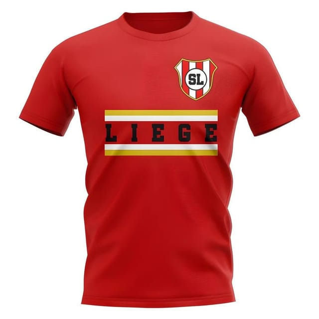 Standard Liege Standard Liege Men's Mens Core Football Club T-Shirt in Red - 2