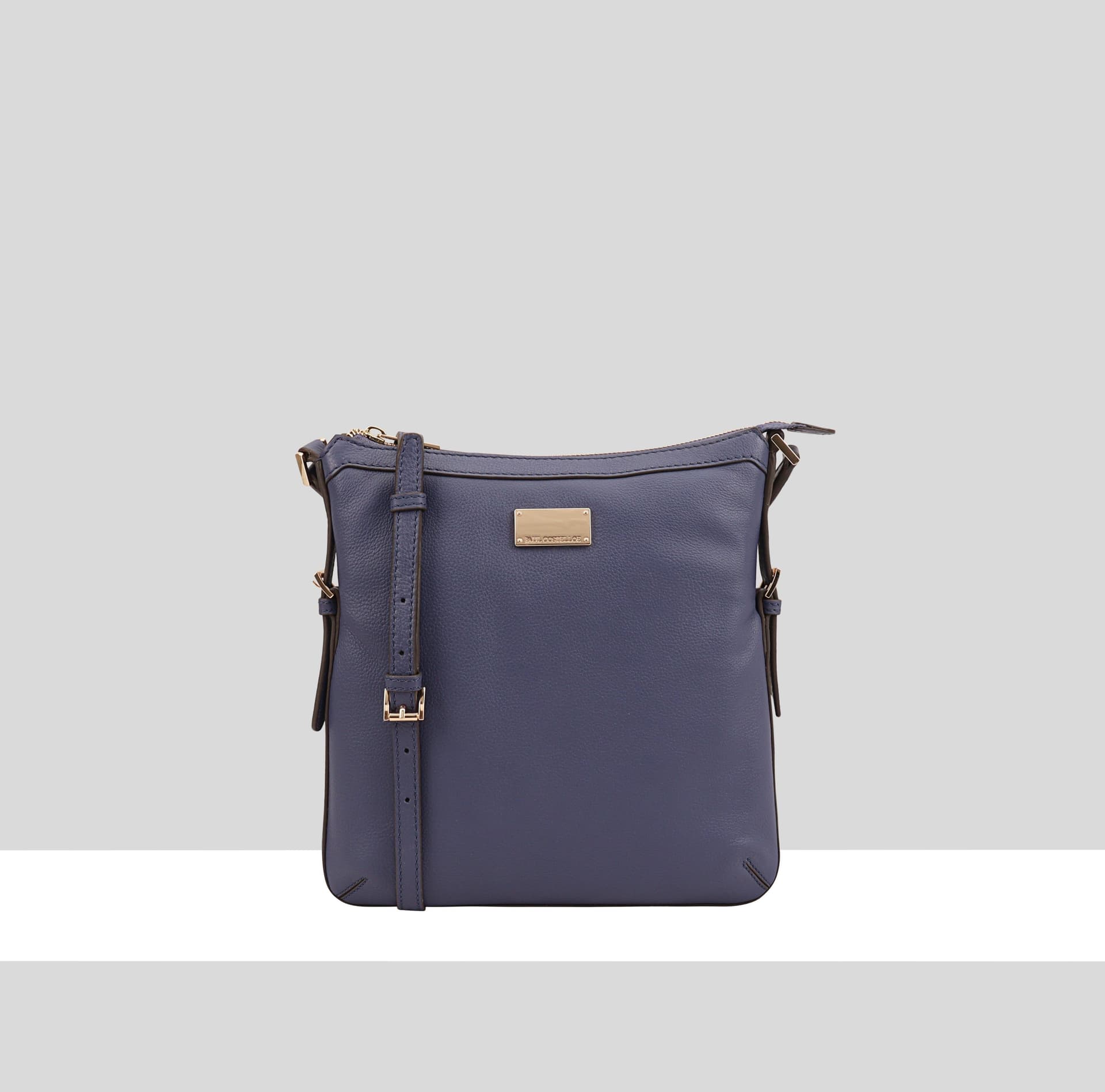 Paul Costelloe Paul Costelloe Women's Lister Leather Cross Body Bag in Blue