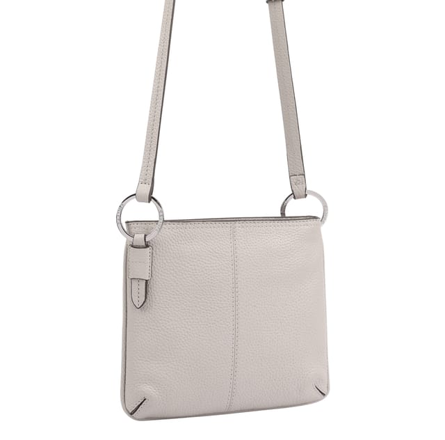 Dents Dents Women's Nerola Leather Cross Body Bag in Grey - 2