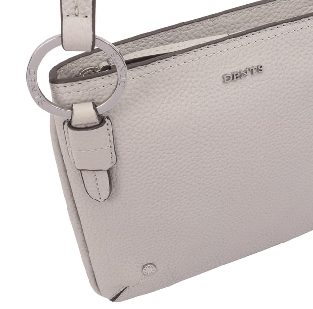 Dents Dents Women's Nerola Leather Cross Body Bag in Grey - 3