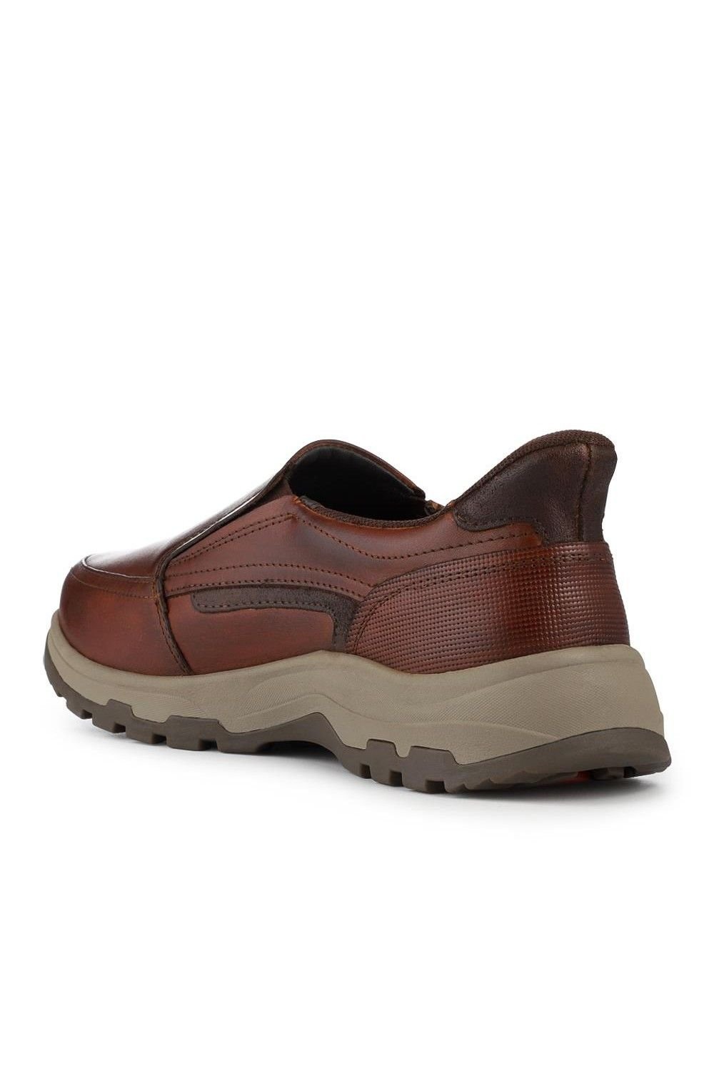 Easyfit Easyfit Men's Just Step In Extra Wide Laceless Shoes in Brown - 3