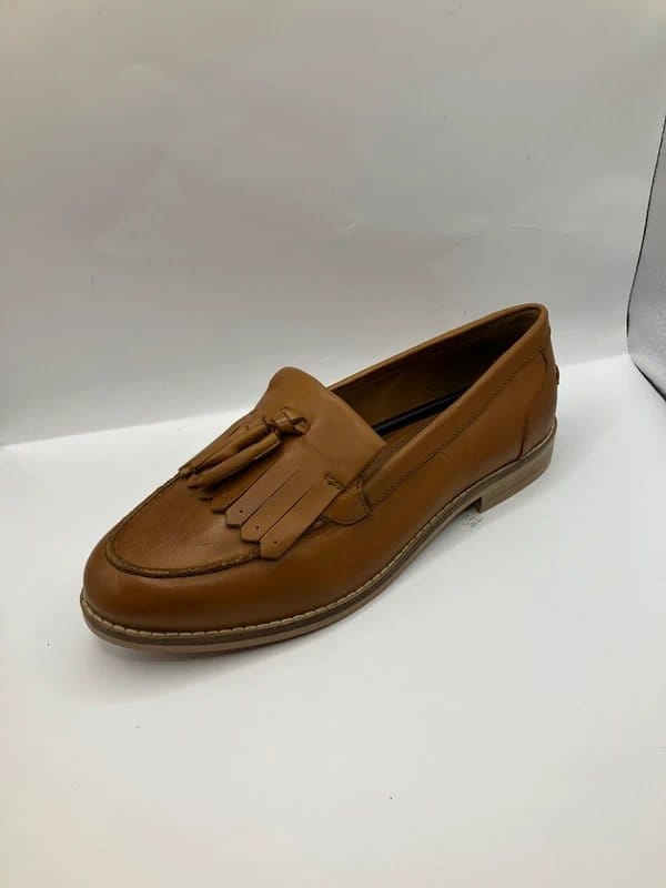 ASOS ASOS Tan Leather Moccasins Size 4 - 1