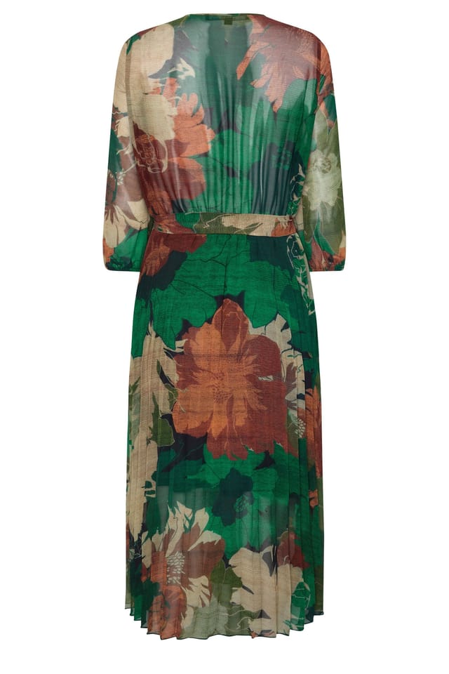 Star By Julien Macdonald Star by Julien Macdonald Women's Abstract Pleated Dress in Olive - 3