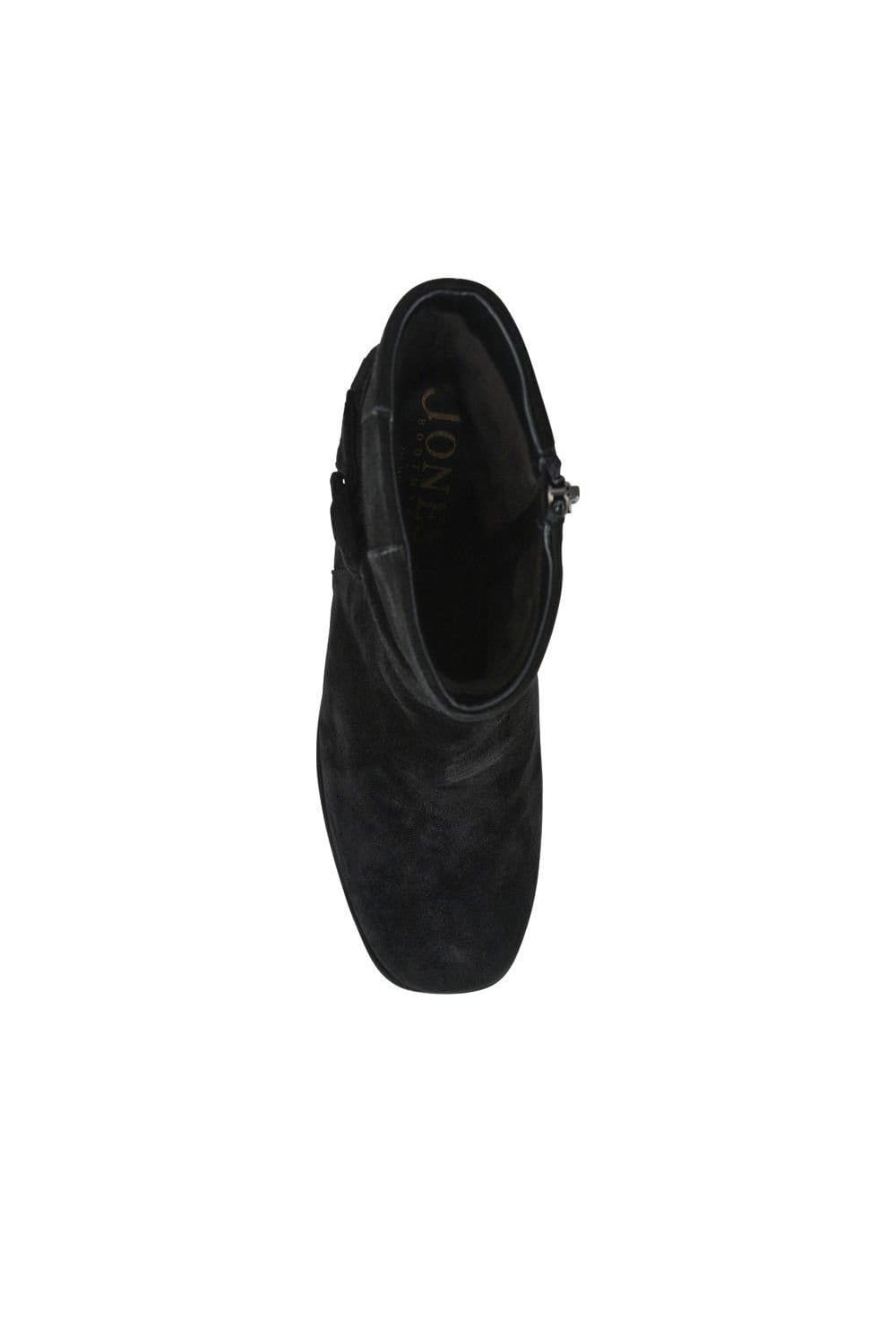 Jones Bootmaker Jones Bootmaker Women's Lauralie Block-Heeled Leather Boots in Black - 4
