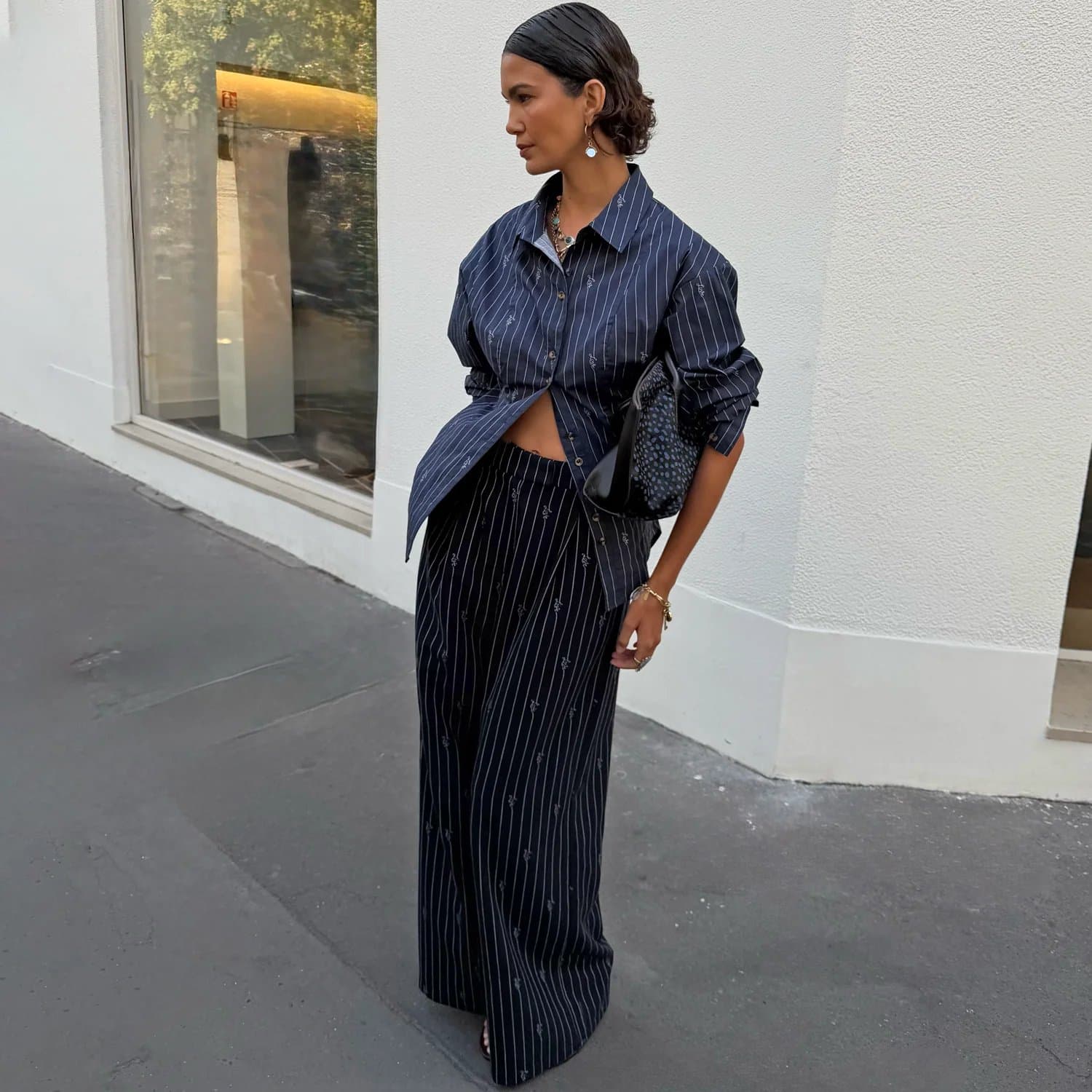 Never Fully Dressed Navy Sophie Trousers Petite