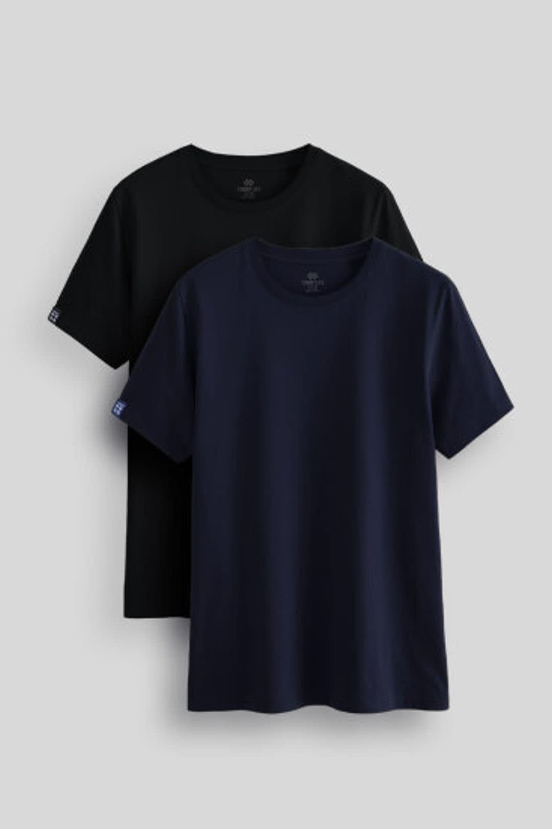 Tommy Life Tommy Life Men's Comfort Fit Crew Neck T-Shirt in Navy
