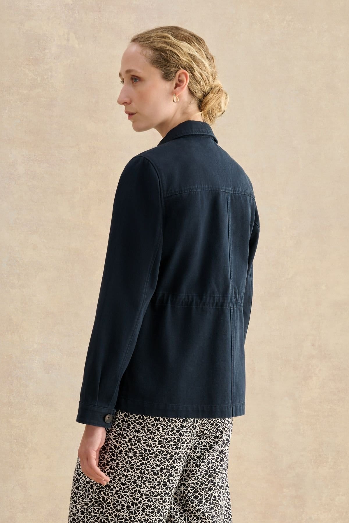 Hobbs London Hobbs London Women's Arianne Utility Jacket in Dark Navy - 4