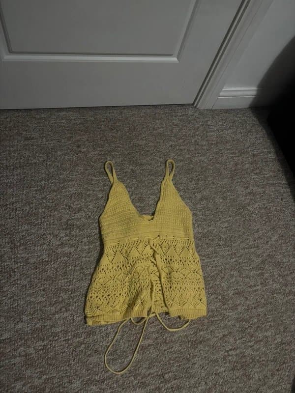 Bershka Yellow top