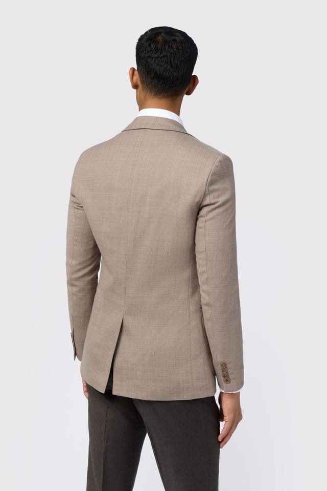 Ted Baker Ted Baker Men's Oram Slim Fit Structure Jacket in Beige - 3