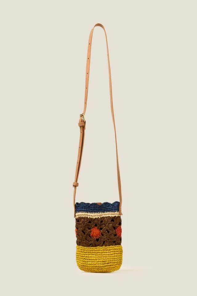 Orla Kiely Orla Kiely Women's Camino Phone Pouch - Block Flower Cocoa in Brown - 2