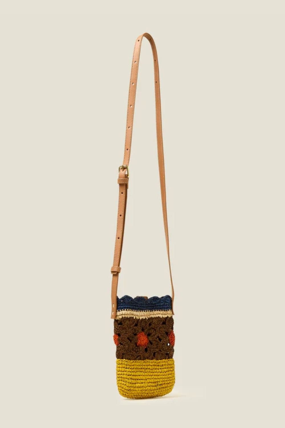 Orla Kiely Orla Kiely Women's Camino Phone Pouch - Block Flower Cocoa in Brown - 4