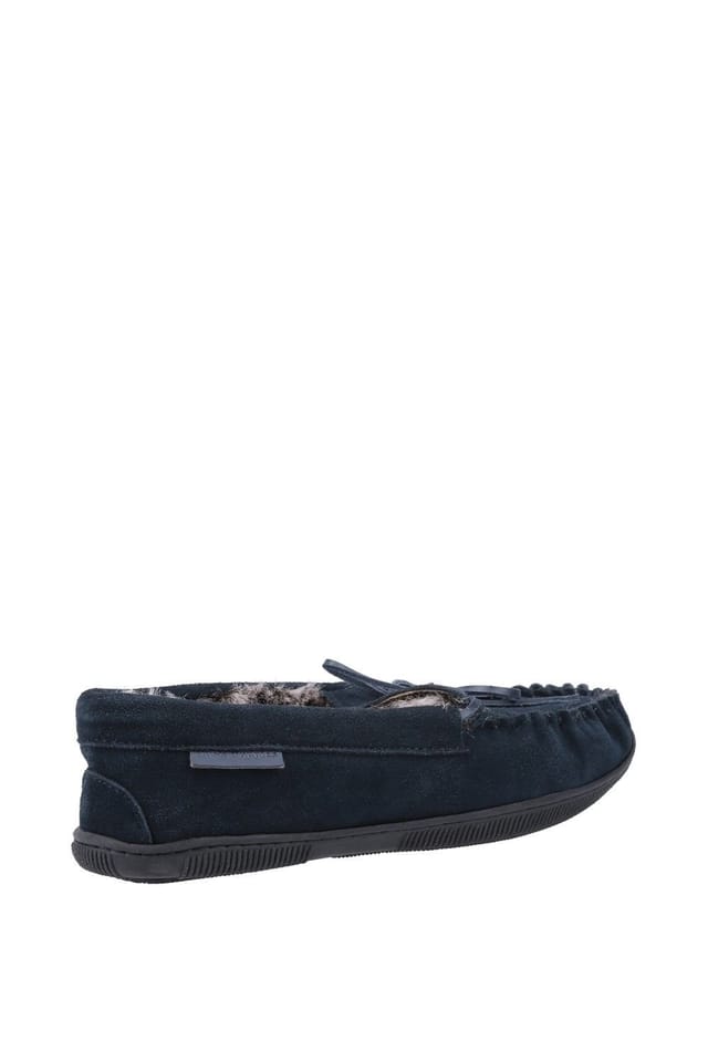 Hush Puppies Hush Puppies Men's 'Ace' Suede Slippers in Dark Navy - 2