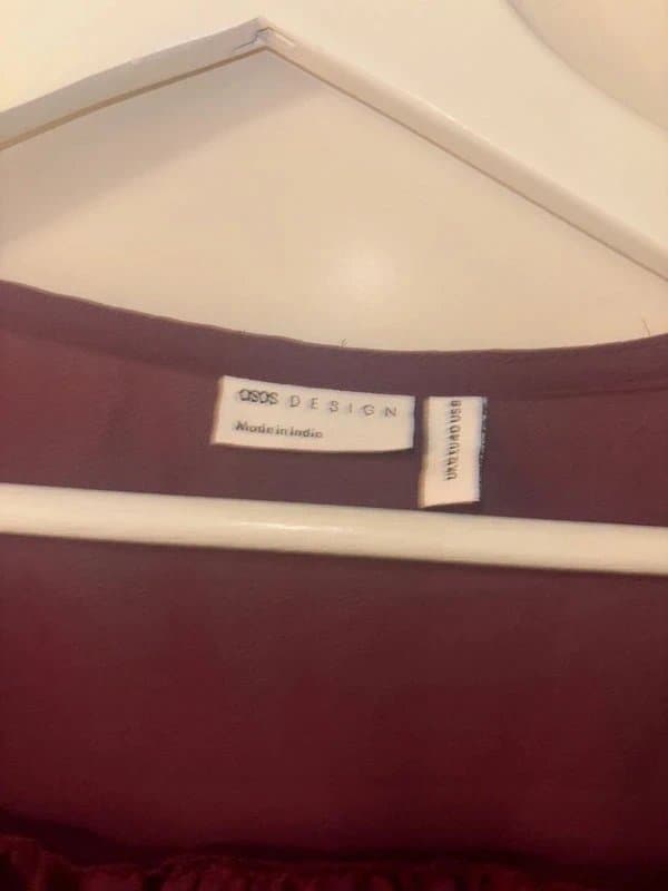 ASOS ASOS burgundy size 12 top