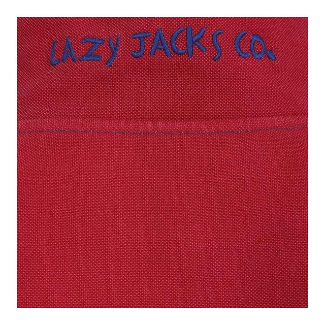 Lazy Jacks Lazy Jacks Men's Plain Quarter Zip Sweatshirt in Dark Pink - 3