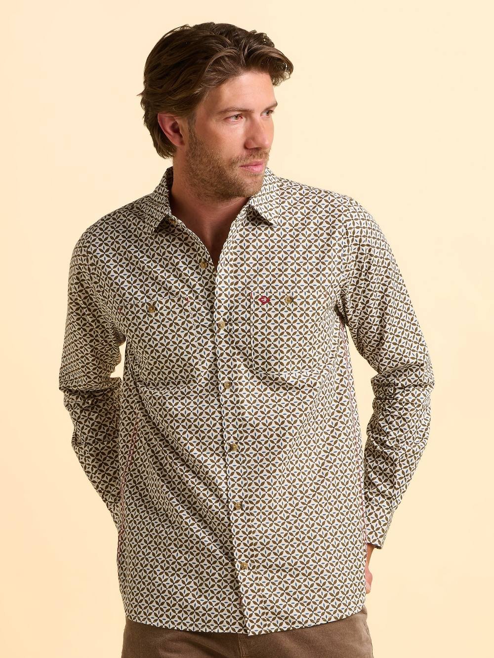 Brakeburn Brakeburn Men's Caldbeck Printed Shirt - 2