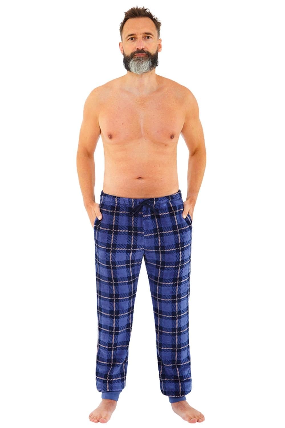 Just Essentials Just Essentials Men's Fleece Lounge Bottoms in Grey